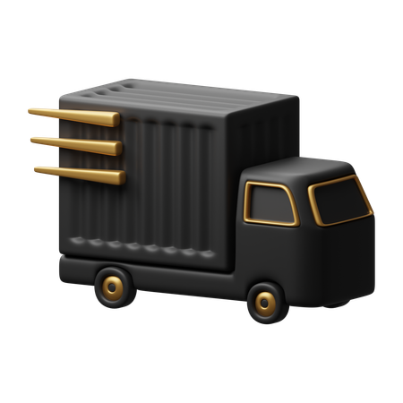Shipping truck  3D Icon