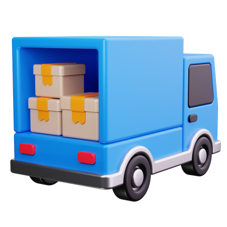 Shipping Truck  3D Icon