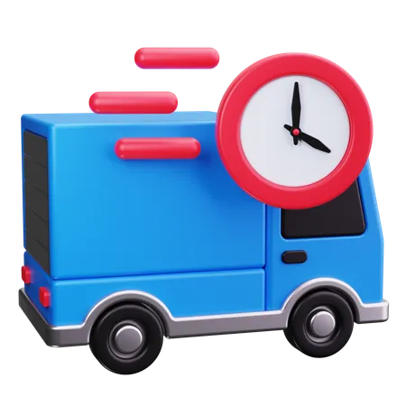 Shipping Truck  3D Icon