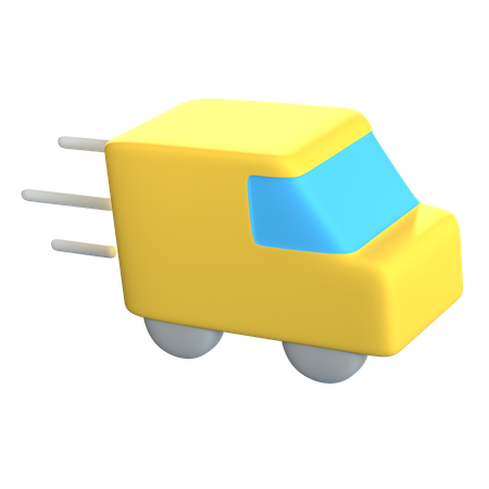 Shipping Truck  3D Icon