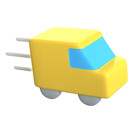 Shipping Truck  3D Icon