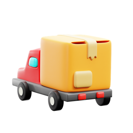 Shipping Truck  3D Icon