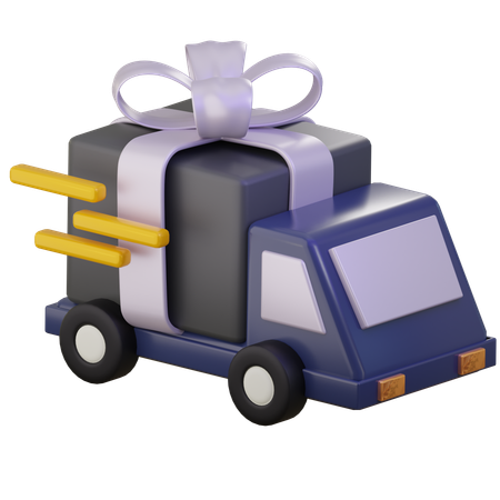 Shipping Truck  3D Icon