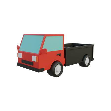 Shipping Truck  3D Illustration