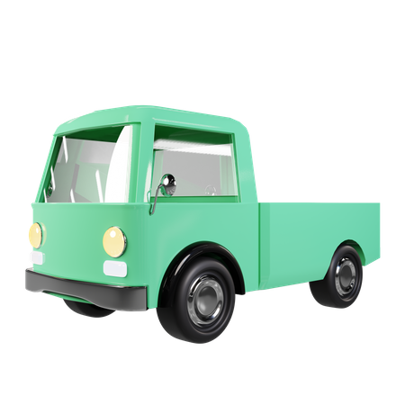 Shipping Truck  3D Illustration