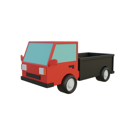 Shipping Truck 3D Illustration