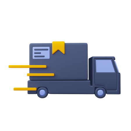 Shipping Truck  3D Icon