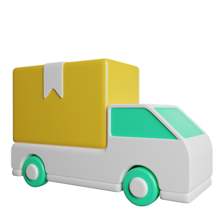 Shipping van  3D Icon