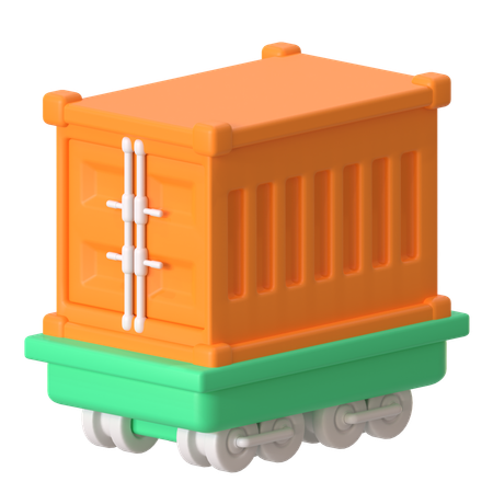 Shipping Wagon  3D Icon