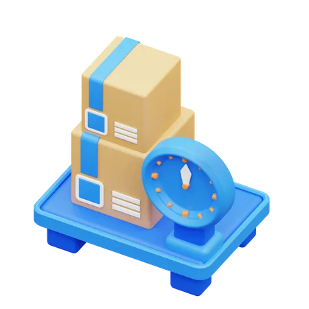 Shipping Weight  3D Icon