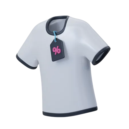 Shirt Sale Discount Tag  3D Icon