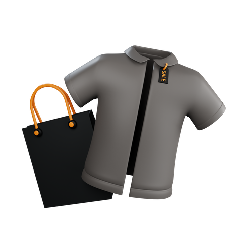 Shirt Shopping  3D Icon