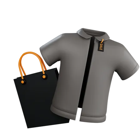 Shirt Shopping  3D Icon