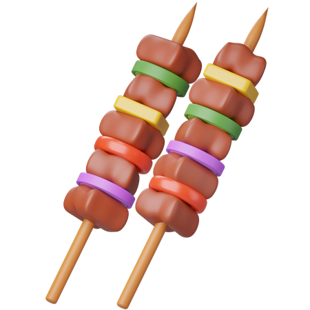 Brocheta  3D Icon