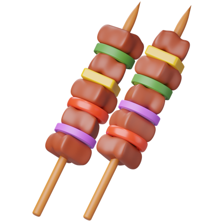 Shish Kebab  3D Icon