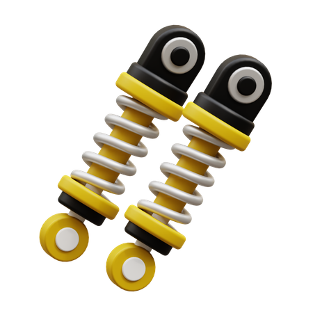 Shock Absorber  3D Icon