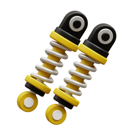 Shock Absorber  3D Icon