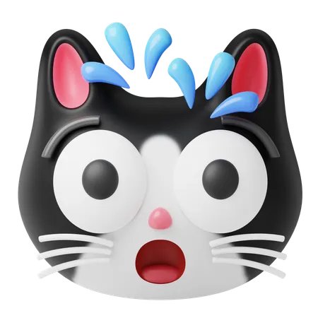 Shock Cat  3D Icon