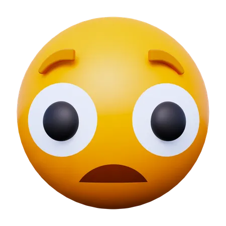 Shock Emoji  3D Icon