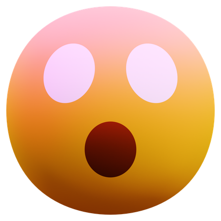 충격 이모티콘  3D Icon