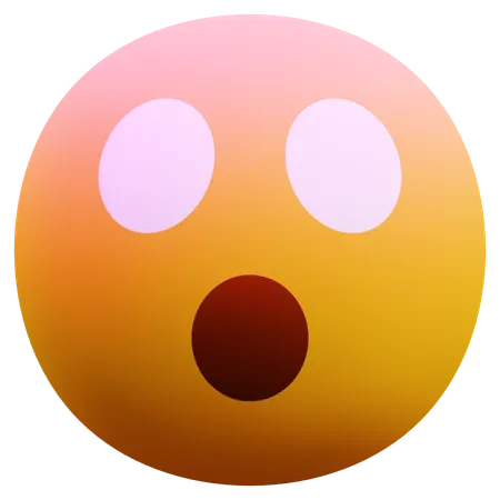 충격 이모티콘  3D Icon