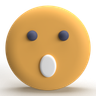shock emoji 3d logos