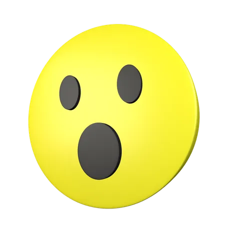 Shock Face  3D Icon