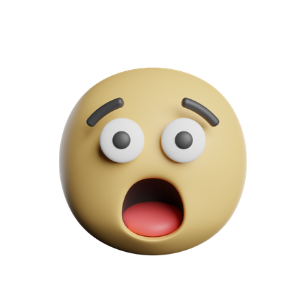 Shocked  3D Icon