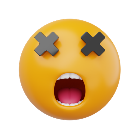Shocked  3D Icon