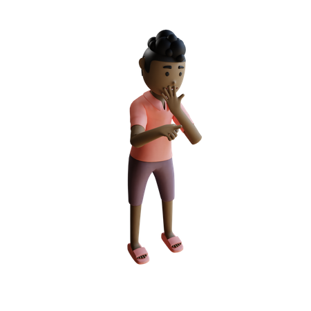Shocked Businessman  3D Icon
