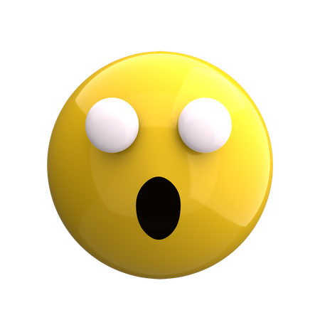 Shocked Emoji  3D Icon