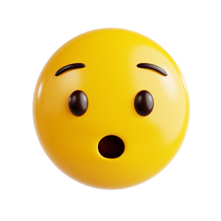 Shocked Emoji  3D Icon
