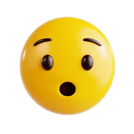 Shocked Emoji  3D Icon