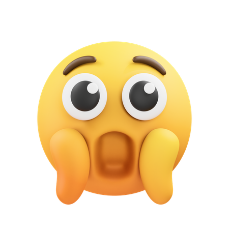 Shocked Emoji  3D Icon