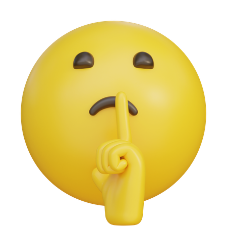Shocked Emoji  3D Icon