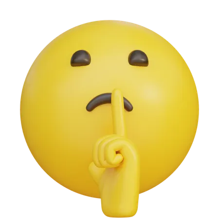 Shocked Emoji  3D Icon