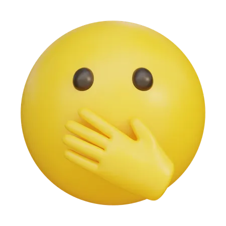 Shocked Emoji  3D Icon