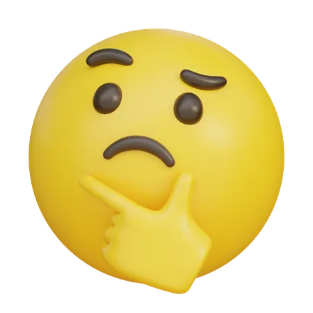 Shocked Emoji  3D Icon