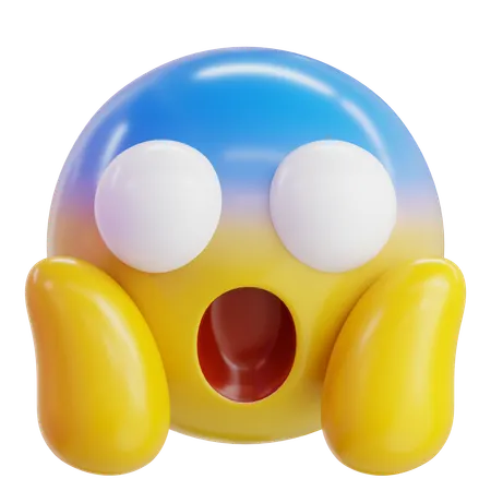 Shocked Emoji  3D Icon