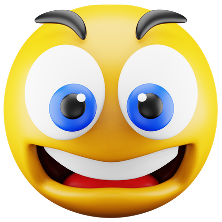 Shocked Emoji 3D Icon