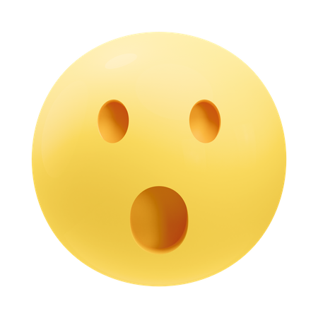 Shocked Face  3D Icon