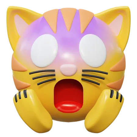 Shocked Face  3D Icon