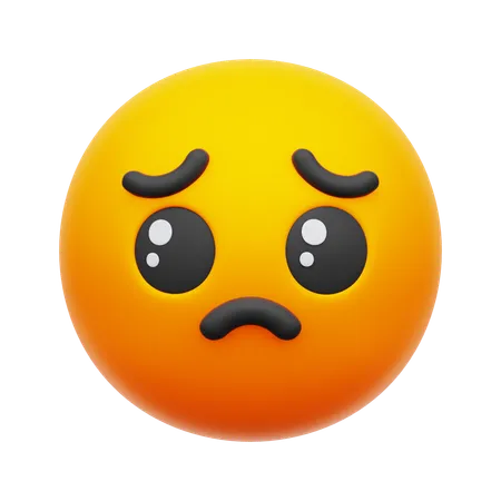 Shocking Face Emoji  3D Icon