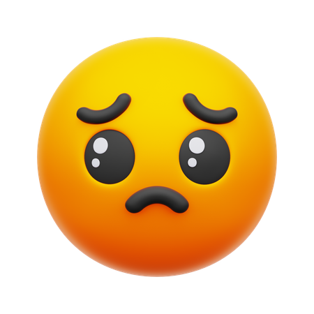 Shocking Face Emoji  3D Icon