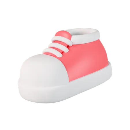 3 D Minimal Shoe Icon 3D Illustration