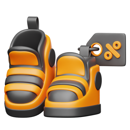 Shoe Discount  3D Icon