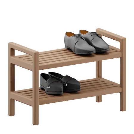 Shoe Rack  3D Icon