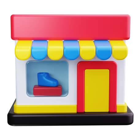 Shoe Store  3D Icon