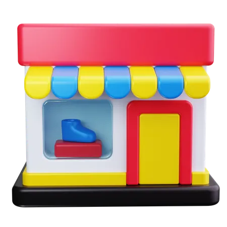 Shoe Store  3D Icon