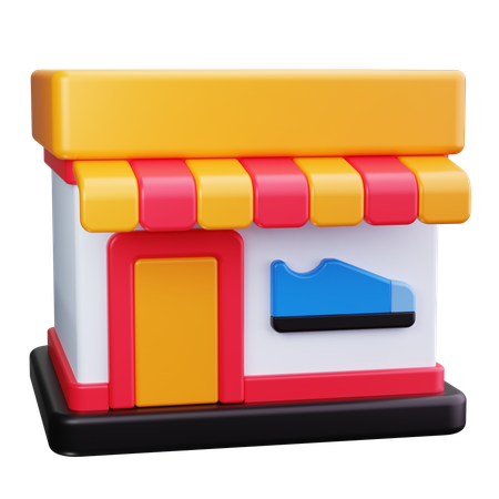 Shoe Store  3D Icon